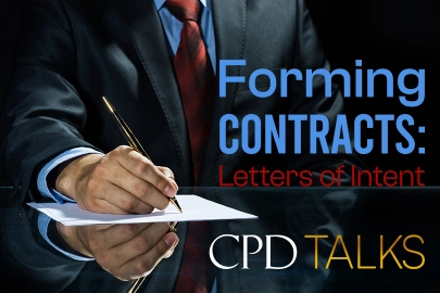 CPD Talks - Forming Contracts - Letters of Intent