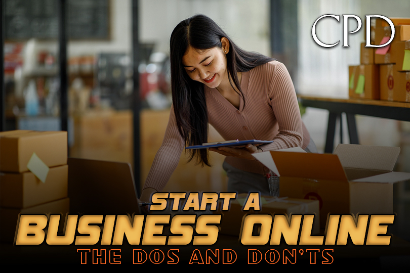 CPD – Start a Business Online, the Dos and Don’ts