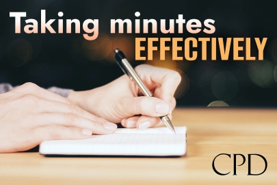 CPD – Taking Minutes Effectively